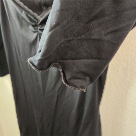 Vintage Betsy Johnson New‎ York 90s Y2K 3/4 Sleeve Swing Dress Black Size Small - Picture 5 of 9